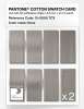 Product image 5 of the product “PANTONE® COTTON SWATCH CARD 15-0000 TCX Dove ”