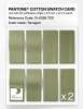 Product image 5 of the product “PANTONE® COTTON SWATCH CARD 15-0326 TCX Tarragon ”