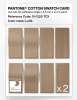 Product image 5 of the product “PANTONE® COTTON SWATCH CARD 15-1220 TCX Lattè ”