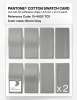 Product image 5 of the product “PANTONE® COTTON SWATCH CARD 15-4003 TCX Storm Gray ”