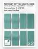 Product image 5 of the product “PANTONE® COTTON SWATCH CARD 15-5218 TCX Pool Blue ”
