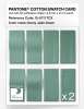 Product image 5 of the product “PANTONE® COTTON SWATCH CARD 15-5711 TCX Dusty Jade Green ”