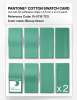 Product image 5 of the product “PANTONE® COTTON SWATCH CARD 15-5718 TCX Biscay Green ”