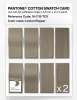 Product image 5 of the product “PANTONE® COTTON SWATCH CARD 16-1119 TCX Lemon Pepper ”