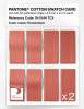 Product image 5 of the product “PANTONE® COTTON SWATCH CARD 16-1544 TCX Persimmon ”