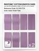 Product image 5 of the product “PANTONE® COTTON SWATCH CARD 16-3416 TCX Violet Tulle ”