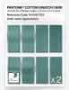 Product image 5 of the product “PANTONE® COTTON SWATCH CARD 16-5412 TCX Agate Green ”