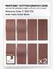 Product image 5 of the product “PANTONE® COTTON SWATCH CARD 17-1525 TCX Cedar Wood ”