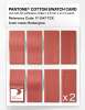 Product image 5 of the product “PANTONE® COTTON SWATCH CARD 17-1547 TCX Emberglow ”