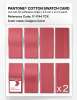 Product image 5 of the product “PANTONE® COTTON SWATCH CARD 17-1744 TCX Calypso Coral ”