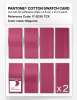 Product image 5 of the product “PANTONE® COTTON SWATCH CARD 17-2036 TCX Magenta ”
