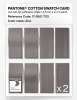 Product image 5 of the product “PANTONE® COTTON SWATCH CARD 17-2601 TCX Zinc ”