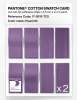 Product image 5 of the product “PANTONE® COTTON SWATCH CARD 17-3619 TCX Hyacinth ”