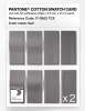 Product image 5 of the product “PANTONE® COTTON SWATCH CARD 17-3802 TCX Gull ”