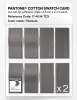 Product image 5 of the product “PANTONE® COTTON SWATCH CARD 17-4014 TCX Titanium ”