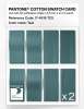 Product image 5 of the product “PANTONE® COTTON SWATCH CARD 17-4919 TCX Teal ”
