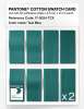 Product image 5 of the product “PANTONE® COTTON SWATCH CARD 17-5024 TCX Teal Blue ”
