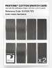 Product image 5 of the product “PANTONE® COTTON SWATCH CARD 18-0306 TCX Gunmetal ”