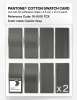 Product image 5 of the product “PANTONE® COTTON SWATCH CARD 18-0510 TCX Castor Gray ”