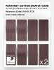 Product image 5 of the product “PANTONE® COTTON SWATCH CARD 18-1415 TCX Marron ”