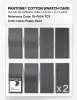 Product image 5 of the product “PANTONE® COTTON SWATCH CARD 18-4004 TCX Poppy Seed ”