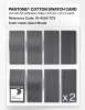 Product image 5 of the product “PANTONE® COTTON SWATCH CARD 18-4006 TCX Quiet Shade ”