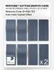 Product image 5 of the product “PANTONE® COTTON SWATCH CARD 18-4020 TCX Captain's Blue ”