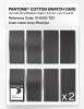 Product image 5 of the product “PANTONE® COTTON SWATCH CARD 19-0203 TCX Gray Pinstripe ”
