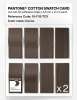 Product image 5 of the product “PANTONE® COTTON SWATCH CARD 19-1119 TCX Cocoa ”
