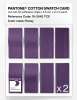 Product image 5 of the product “PANTONE® COTTON SWATCH CARD 19-3542 TCX Pansy ”