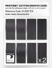 Product image 5 of the product “PANTONE® COTTON SWATCH CARD 19-3916 TCX Charcoal Art ”