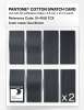 Product image 5 of the product “PANTONE® COTTON SWATCH CARD 19-4108 TCX Sea Storm ”