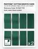 Product image 5 of the product “PANTONE® COTTON SWATCH CARD 19-6027 TCX Green Jacket ”