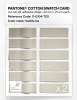 Product image 6 of the product “PANTONE® COTTON SWATCH CARD 11-0104 TCX Vanilla Ice ”