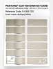 Product image 6 of the product “PANTONE® COTTON SWATCH CARD 11-0105 TCX Antique White ”