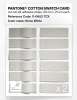 Product image 6 of the product “PANTONE® COTTON SWATCH CARD 11-0602 TCX Snow White ”