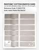 Product image 6 of the product “PANTONE® COTTON SWATCH CARD 11-0603 TCX Pastel Parchment ”