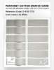 Product image 6 of the product “PANTONE® COTTON SWATCH CARD 11-4301 TCX Lily White ”