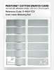 Product image 6 of the product “PANTONE® COTTON SWATCH CARD 11-4604 TCX Billowing Sail ”