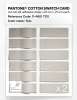 Product image 6 of the product “PANTONE® COTTON SWATCH CARD 11-4801 TCX Tofu ”