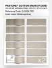 Product image 6 of the product “PANTONE® COTTON SWATCH CARD 12-0304 TCX Whitecap Gray ”