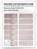 Product image 6 of the product “PANTONE® COTTON SWATCH CARD 12-1303 TCX Carinaria ”