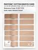 Product image 6 of the product “PANTONE® COTTON SWATCH CARD 13-1017 TCX Almond Cream ”