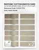 Product image 6 of the product “PANTONE® COTTON SWATCH CARD 14-1014 TCX Gravel ”