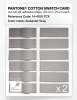 Product image 6 of the product “PANTONE® COTTON SWATCH CARD 14-4109 TCX Alabaster Gray ”