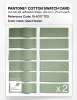 Product image 6 of the product “PANTONE® COTTON SWATCH CARD 15-6317 TCX Quiet Green ”