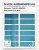 Product image 6 of the product “PANTONE® COTTON SWATCH CARD 16-4529 TCX Cyan Blue ”