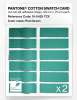 Product image 6 of the product “PANTONE® COTTON SWATCH CARD 16-5425 TCX Pool Green ”