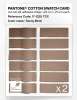 Product image 6 of the product “PANTONE® COTTON SWATCH CARD 17-1225 TCX Tawny Birch ”