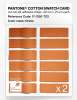 Product image 6 of the product “PANTONE® COTTON SWATCH CARD 17-1350 TCX Oriole ”